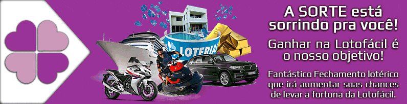 Ganhe na Loteria - Fechamento para Lotofácil